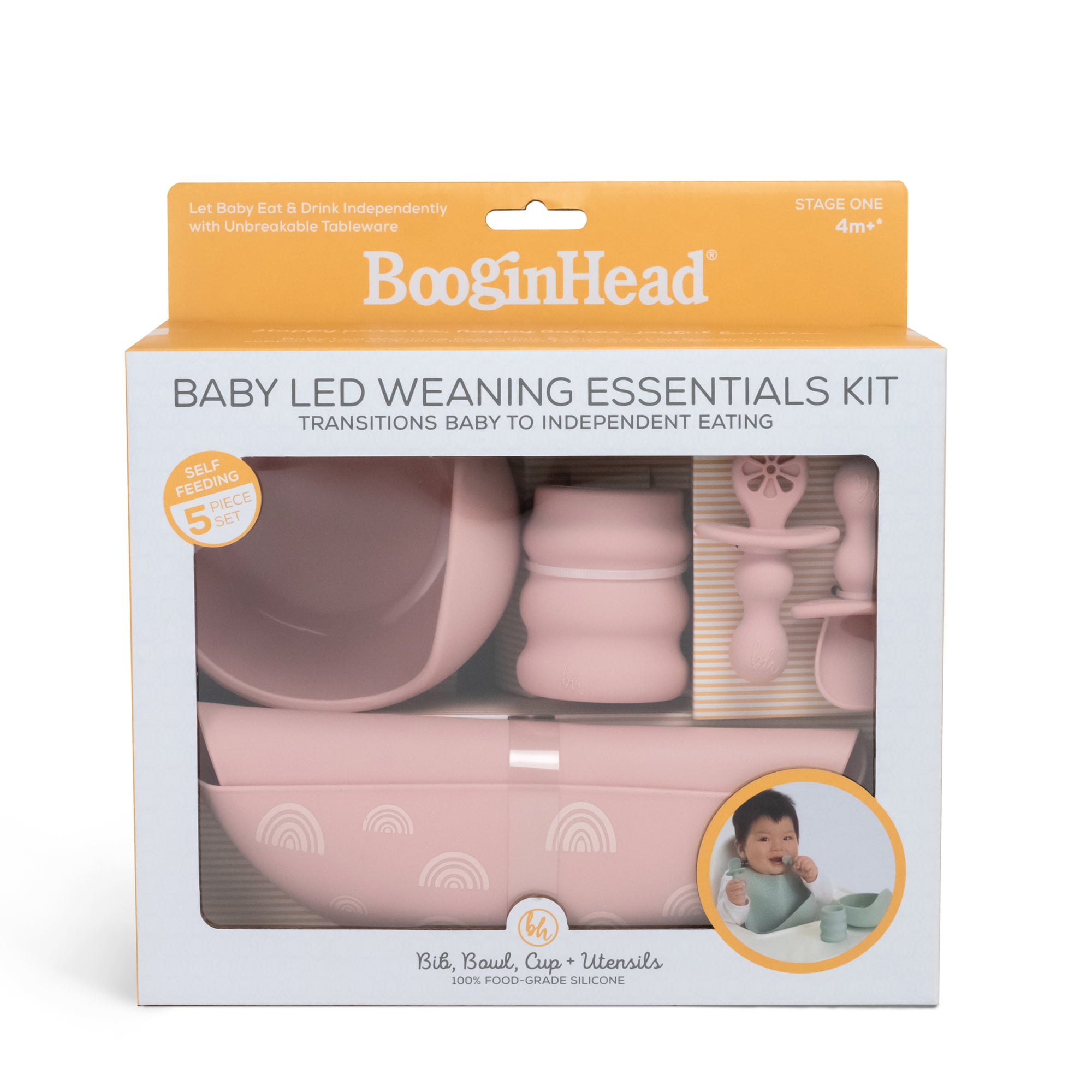 BooginHead 5-Piece Baby-Led Weaning Silicone First Foods