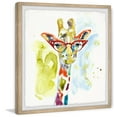 thumbnail image 2 of Marmont Hill Rainbow Giraffe Framed Wall Art, 2 of 6
