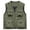 j-58Army Green16, variant on Men Outdoor Photography Vest Pocket Workwear Style Casual Hiking Sleeveless Vest Zipper Solid Color Jacket Tops Fashion Summer Outerwear