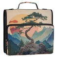 thumbnail image 5 of FORMRS Zipper Binder with Shoulder Strap 2-inch Ring 500 Sheet Capacity File Bag, Pine Tree at Dawn, 5 of 5