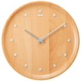 thumbnail image 2 of Seiko Clock Wall Clock Natural Color Wood Diameter 270 × 37mm Analog KX622H, 2 of 5