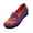 Purple, variant on Womens Halloween Orthopedic Loafers, Arch Support Slip On Flat Shoes, Pumpkin Ghost Printed Casual Walking Flats for Women Purple