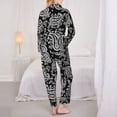thumbnail image 3 of Pajamas for Women Set - Paisley Pattern No.90122 Comfy Long Sleeve Button Up Pajama Sets for Women 2 Piece, Soft Sleepwear Nightwear Pjs Lounge Sets for Women with Pockets, 3 of 6