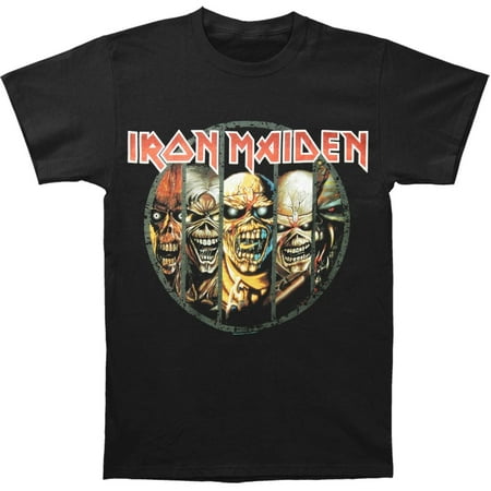 Iron Maiden Men's Eddie Evolution Faces T-Shirt
