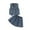 Blue, variant on WOYY Toddler Girls Outfits Summer Sleeveless Denim Vest Pleated Skirt Set, Sizes 2-3T
