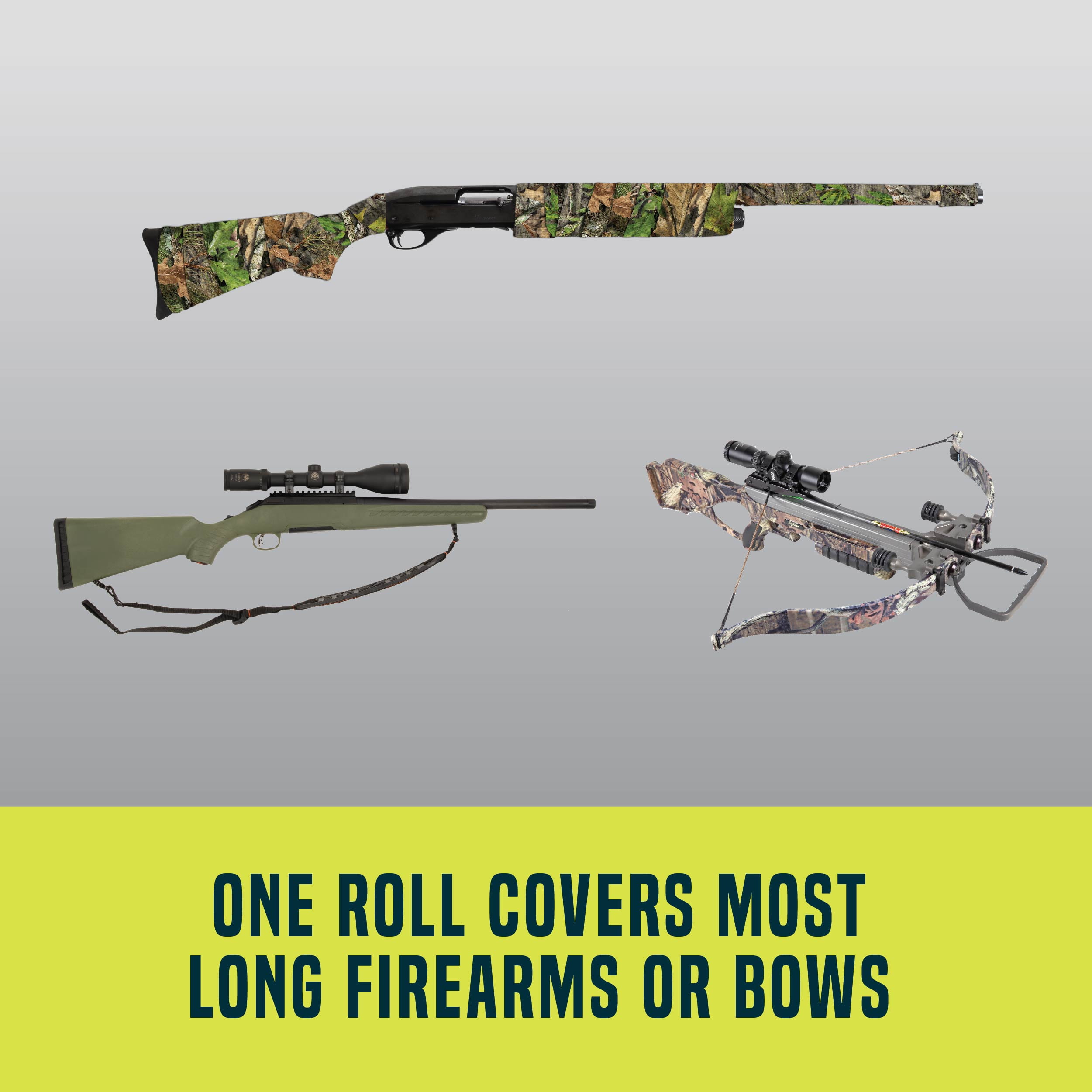 Allen Company Shocker Protective Camo Wrap - 15 Foot Reusable Tape