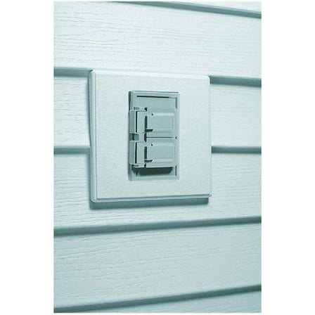 Alcoa Home Exteriors E-Z Block Vinyl Siding - UV Resistant - White