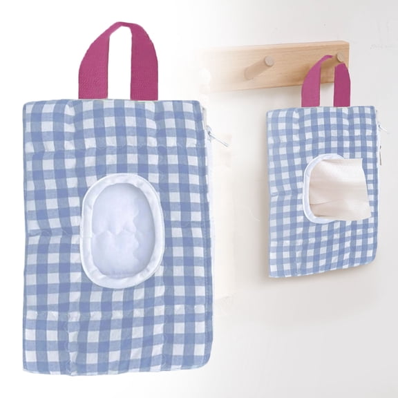 Quilted Wipe Holder, Portable Wipes Bag, Fabric Wipes Case, Pull-Out Tissue Box, Home Decor Wipe Holder, Travel Wipes Bag, Quilted Fabric Organizer, Portable Tissue Dispenser, Car Accessory Bag