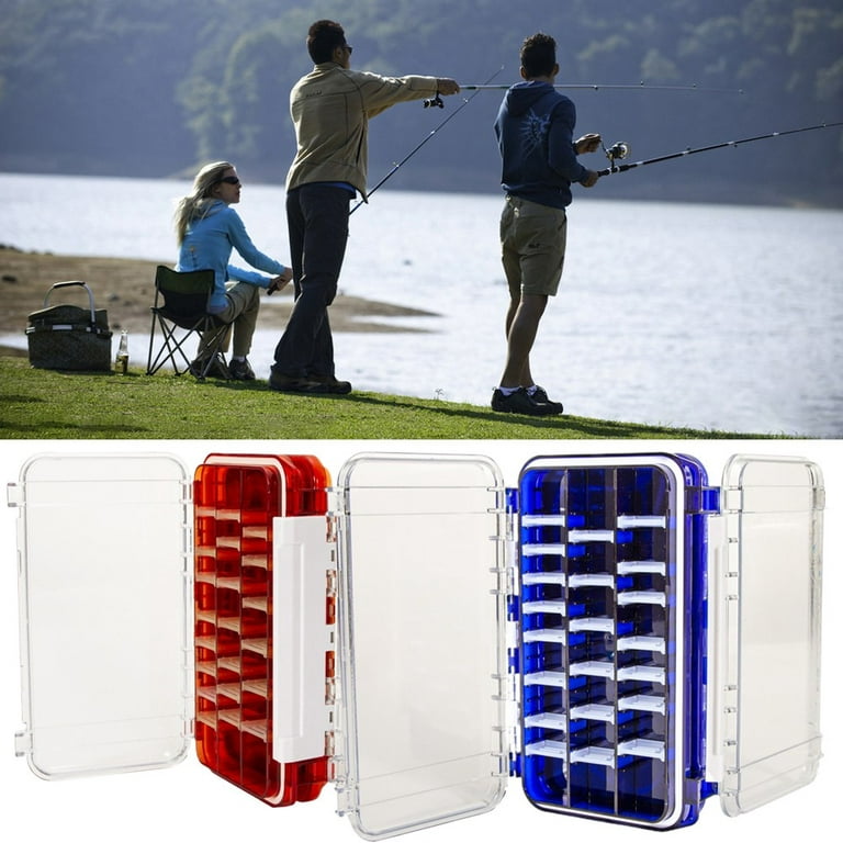 Double Layer Tackle Box, Two Level Fishing Tackle Box Organizer with  Adjustable Dividers, Outdoor Fishing Large Capacity Tackle Storage Box