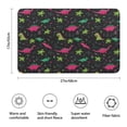 thumbnail image 3 of Colorful Dinosaurs Plants Pattern Bathroom Rugs Mat,Non Slip Microfiber Bathroom Rug,Rubber Backing,Soft Bathroom Mats for Bathroom Floor,Tub and Shower,17x27in(43x68cm), 3 of 5