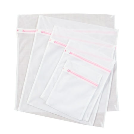 

5pcs Reusable Polyester Laundry Washing Mesh Net Zipped Wash Bags Underwear Bra Clothes Socks
