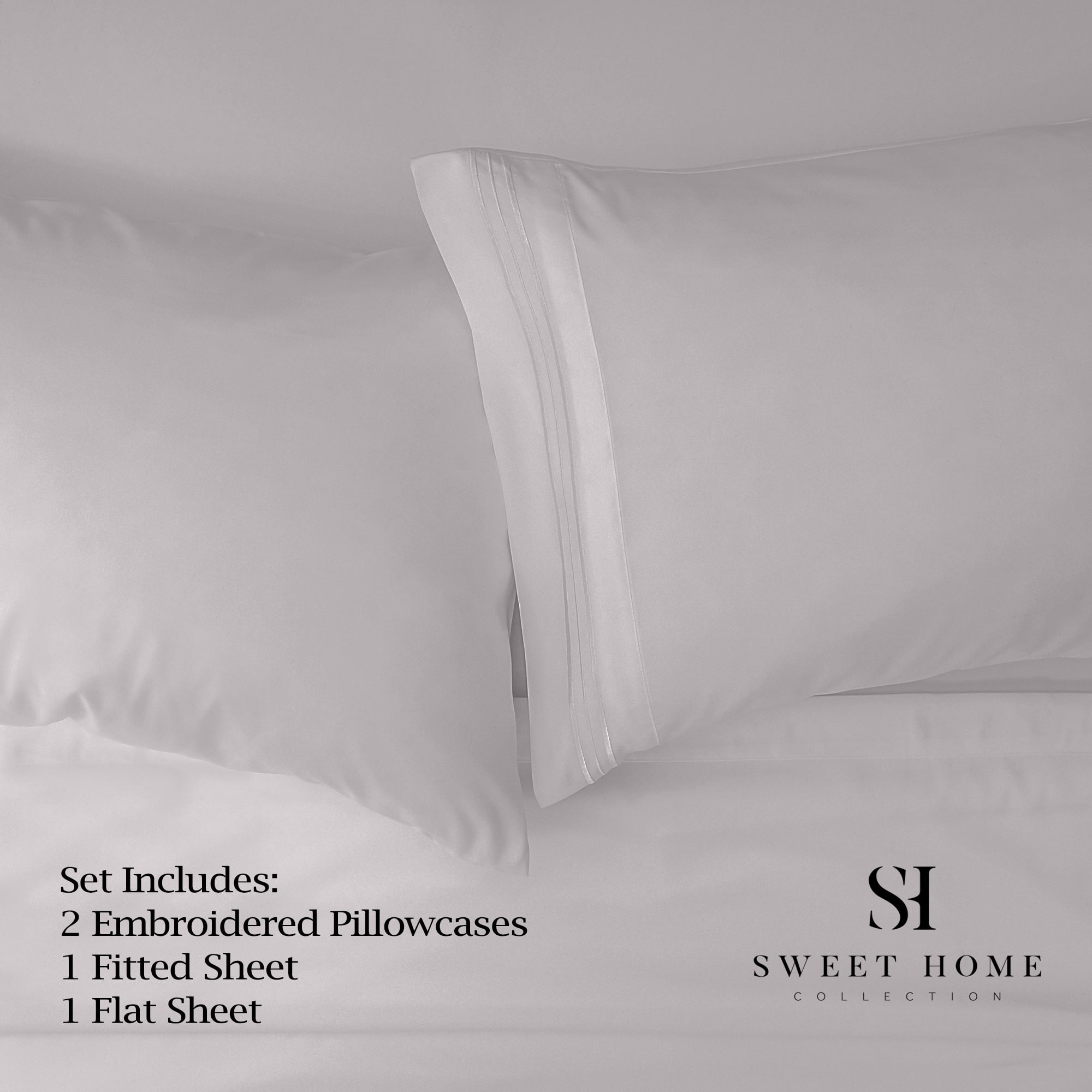 Sweet Home Collection | Bed 3-Piece Sheets Set - Soft 1800 Supreme Brushed  Microfiber Sheets with Unique Print, Twin, Tuscany multicolored