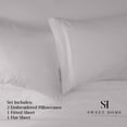 thumbnail image 5 of Sweet Home Collection 1500 Series Bed Sheets - Extra Soft Microfiber Deep Pocket Sheet Set - Silver, RV Queen, 5 of 6