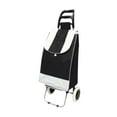 thumbnail image 3 of Carrito de Compras Plegable Zulema Portátil para Comestibles Negro, 3 of 8