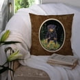 thumbnail image 3 of Starry Night Rottweiler Fabric Decorative Pillow, 3 of 4