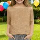 thumbnail image 1 of Camiseta estampada de manga larga con cuello redondo para niños en edad preescolar, blusa de poliéster para la temporada escolar, verano y primavera, 1 of 7