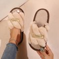 thumbnail image 6 of SBYOJLPB Women Slippers Open Toe Footwear Soft Cushioned Base Indoor Outdoor Daily Slippers, 6 of 7