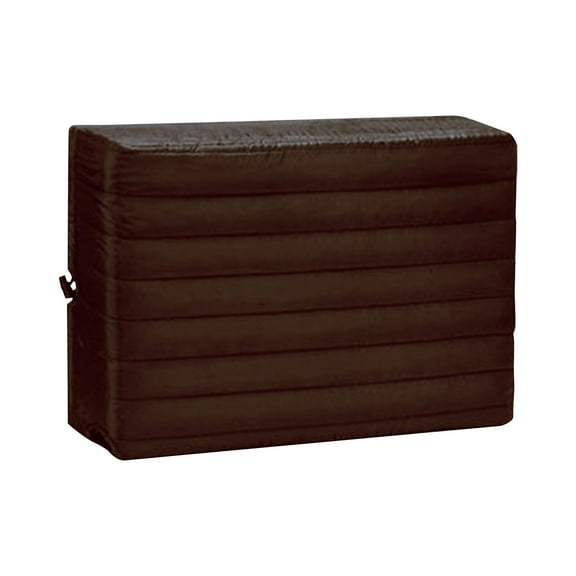 TXYRDXK Indoor Air Conditioner Cover Window AC Unit Cover with Drawstring Double Insulation for Inside, Brown (17"x13"x3.5")