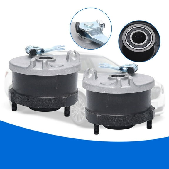 TFCFL 2pcs Front Drum Brake Wheel Hub For 50cc 70cc 90cc 110cc 125cc ATV Quad Bike Buggy