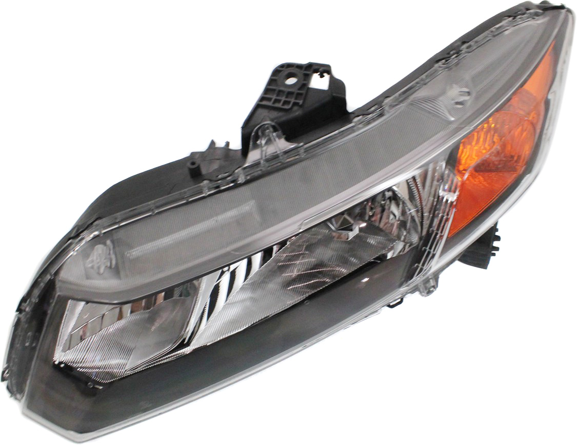 Headlight Compatible With 2012 Honda Civic Left Driver Halogen With bulb(s)