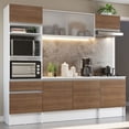 thumbnail image 2 of Cocina Integral Completa 240cm Topazio Madesa - Blanco/Marrón Madesa G2008809, 2 of 5