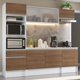 thumbnail image 2 of Cocina Integral Completa 240cm Topazio Madesa - Blanco/Marrón Madesa G2008809, 2 of 5