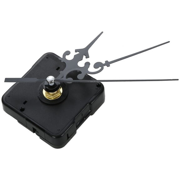 DIY Clock Metal Texture Wall Clock Retro Wall Clock movement Accessories Black xwm25