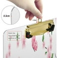 thumbnail image 3 of FMSHPON Spring Pink Butterfly Clipboard Hardboard Wood Nursing Clip Board and Pull for Standard A4 Letter 13x9 inches, 3 of 7