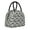 Black, variant on Horeoi Panda Bear Pattern Large Insulated Lunch Bag for Work, School, Picnic - Waterproof, Durable Oxford Cloth, Comfortable Handle-Light Grey