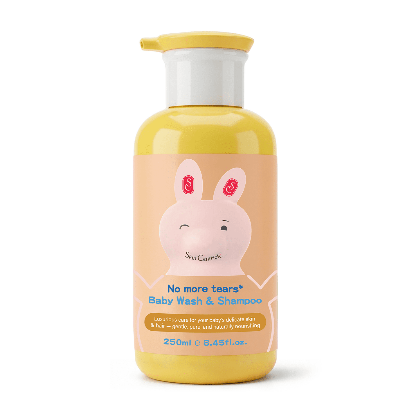 Skin Centrick | Baby Wash & Shampoo | Gentle Cleanse | Aloe Vera | Sensitive Skin | 250 ml