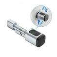 thumbnail image 1 of Adjustable Lock Bluetooth Smart Fingerprint Digital Cylinder Lock with APP/Password Key Unlock, 1 of 7