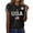 Black, variant on MEICHEN 250th Anniversary USA Shirt Short Sleeve Round Neck T Shirt Fashion Casual Blouse Top Summer Clothing