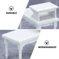thumbnail image 6 of 1Pc Miniature Wooden Tea Table Simulation Mini House Accessory White, 6 of 8