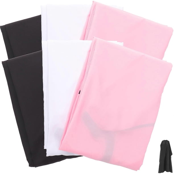 6pcs Foldable Haircut Cape Lightweight Salon Apron for Hair Cutting, Trimming & Dyeing – Space Saving Design for Home & Professional Use – Black