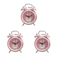 thumbnail image 2 of Yuarrent Reloj despertador silencioso con batería doble y campana doble, marco de Metal para niños, para el hogar, dormitorio, niñas, niños, Type1 NO1, 2 of 6