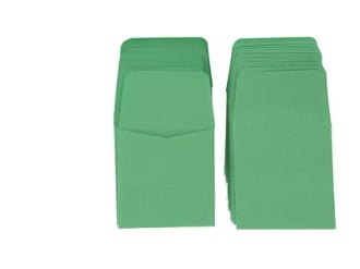 2x2 Paper Coin Envelopes Safe Archival Green Bulk Box 500 Acid Free Storage New 
