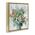 thumbnail image 3 of Stupell Industries Farmhouse Sage & Peach Blossoms Gold Floating Frame Canvas Art, 25 x 25, by Danhui Nai, 3 of 8