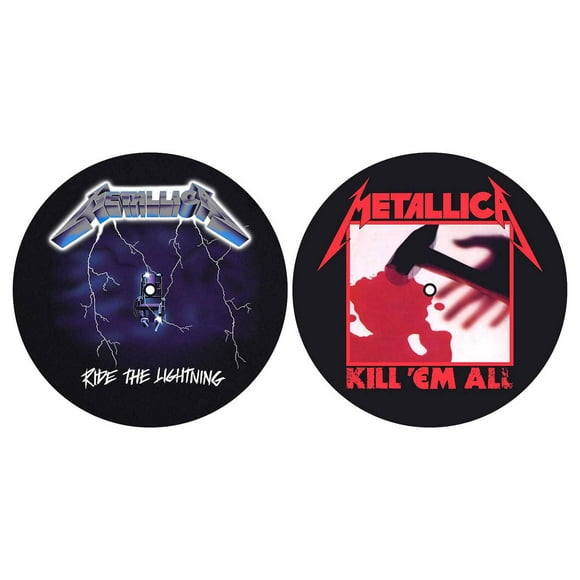 Metallica Kill ´Em All / Ride The Lightning Turntable Slipmat Set