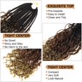 thumbnail image 3 of Trenzas Diha Goddess Box de ganchillo con puntas rizadas, 14 pulgadas, 8 paquetes, 3 of 6