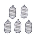 thumbnail image 2 of Uhuya 5-Pc Wet and Dry Multi-Purpose Dish Cloths - N.e.w Multi-Purpose No-Scratch Sponge Dish Cloths - Reusable Premium Sponge Scrubbing Pads Gray, 2 of 7