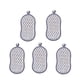 thumbnail image 2 of Paños multiusos húmedos y secos | Almohadillas de esponja para fregar que no rayan | Trapos de poliéster reutilizables para la limpieza de la cocina | Paquete de 5 | Rojo Azul Gris | 16x10cm, 2 of 7