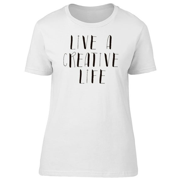 Live A Creative Life Inspiration Tee Men's -Image by Shutterstock