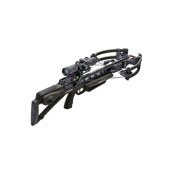 Pre-Owned TenPoint Turbo X RangeMaster 100 415 FPS Crossbow Scope with ACUslide System (Moss Green )