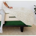 thumbnail image 3 of DNG Creations 1 Piece Box Spring Cover 100% Egyptian Cotton Wrap Around 4 Sides for Hotel & Home, Fits Box Springs up to 18 Inch Deep Pocket ( Solid Green - Twin XL ), 3 of 7