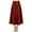 Red, variant on Womens Solid Color High Waist Leather Skirt A Line Long Skirts Slit Skirt Leather Skirt for Women Womens Skirts Midi Length plus Size Skirts for Women 2x Denim Ruffle Skirt Leather Pleated Skirts for