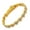 Gold, variant on Valentine's Day Romantic Heart Wristband for Women - Plated Charm Bracelet, Ideal Gift for Dating & Daily Wear