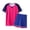 Hot Pink, variant on Little Boys Pocket Tee Set 2 Piece Soft Cotton T-Shirt & Athletic Shorts Summer Active Wear(Watermelon Red,7-8 Years)