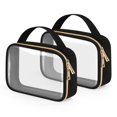 thumbnail image 1 of Neceser Wedama Clear de 2 unidades con asas para viajes, color negro, 1 of 7