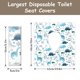 thumbnail image 2 of Fundas de asiento de inodoro Deeki desechables, 60 unidades, XL, impermeables, 2 of 7