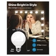 thumbnail image 2 of Sunco 12 Pack G25 LED Light Bulbs, Globe Vanity Lights for Bathroom High Output, 1000 LM, 11W (100W Equivalent), 3000K Warm White, Dimmable, E26 Base, Round Frosted Decorative Bulb UL, 2 of 7